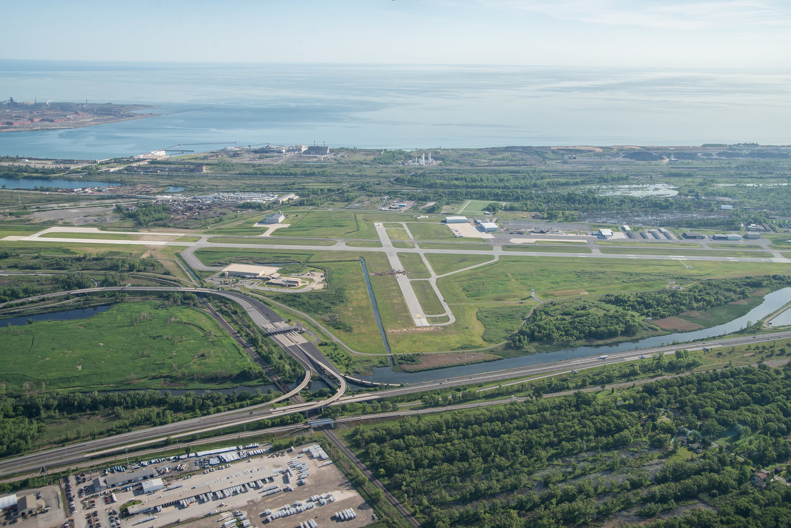 Aerial photo of Gary Air Port